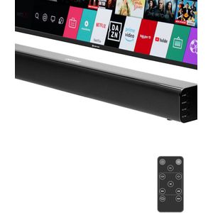 Denver Soundbar voor TV / Telefoon / PC - Bluetooth - AUX - Equalizer - Wandmontage - 60cm - DSB2010 - Zwart