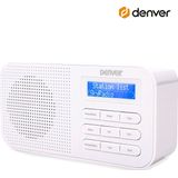 Denver - DAB42 - DAB Radio - Wit - Draagbare Noodradio