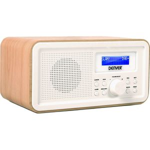 Denver DAB Radio - Retro Radio - Keukenradio - Draagbare Radio - Batterijen & Netstroom - DAB30