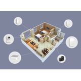 Denver SHA-150 - Smart Home Beveiliging - Smart Home Alarm Systeem - TUYA - Wit