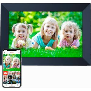 Denver Digitale Fotolijst HD 10.1 inch - Frameo App - Fotokader - 16GB - IPS Touchscreen - PFF1053 - Zwart