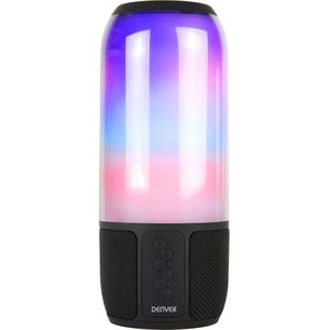 Denver BTL-324 Bluetooth Speaker - Lichteffecten - MicroSD Input - Oplaadbare Batterij