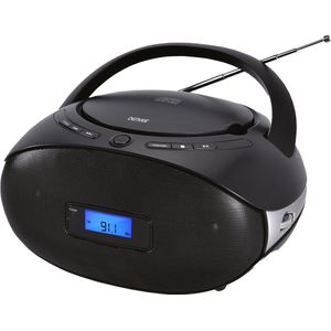 Denver Draadloze Boombox - CD Functie & FM Radio - AUX Aansluiting - TC29 - Zwart