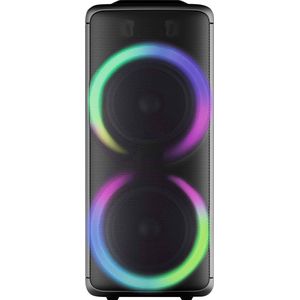 Denver Bluetooth Speaker Partybox - Discolichten - Incl. Afstandsbediening - Microfoon Aansluiting - BPS455