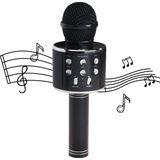 Denver Karaoke Microfoon Bluetooth - Draadloos - Karaoke Set - Ingebouwde Speaker - AUX - MicroSD - KMS20 - Zwart