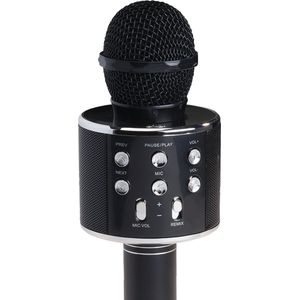 Denver Karaoke Microfoon Bluetooth - Draadloos - Karaoke Set - Ingebouwde Speaker - AUX - MicroSD - KMS20 - Zwart