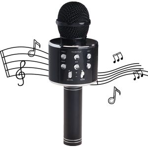 Denver Karaoke Microfoon Bluetooth - Draadloos - Karaoke Set - Ingebouwde Speaker - AUX - MicroSD - KMS20 - Zwart