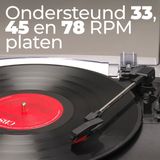 Denver - MRD166 - Retro Platenspeler - Hout - DAB Radio - CD Speler