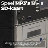 Denver - MRD166 - Retro Platenspeler - Hout - DAB Radio - CD Speler