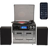 Denver - MRD166 - Retro Platenspeler - Hout - DAB Radio - CD Speler
