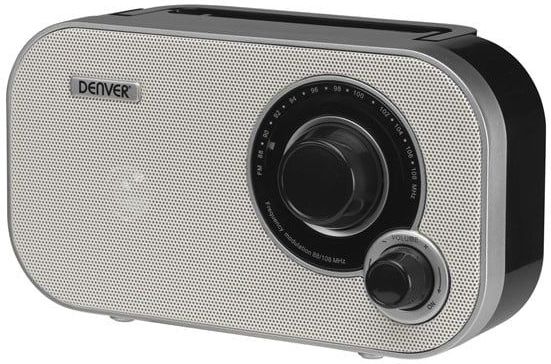 Denver Electronics - TR-51 - Transistor Radio - Wit - AM/FM