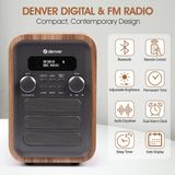 Denver - DAB48G - Retro Radio - Bluetooth - DAB+/FM