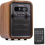 Denver DAB Radio - Retro Radio - Bluetooth - DAB+/ FM Radio - DAB48G