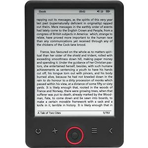 Denver EBO-635L (6"", 4 GB, Black), eReader, Zwart