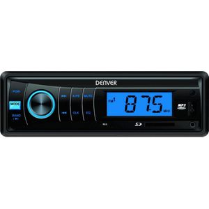 DENVER CAU-444BT - Car - digital receiver - in-dash unit - Single-DIN - Auto radio