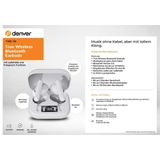 Denver - TWE38 - Draadloze Oordopjes - Zwart - Bluetooth - Touch Control