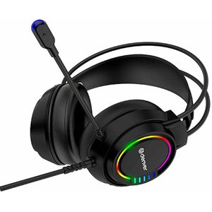 Denver GHS-130 Over Ear headset Gamen Kabel Stereo Zwart