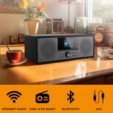 Denver Internet Radio - DAB Radio - FM Radio - CD Speler - Bluetooth - 200W - AUX/USB - MIR270 - Zwart