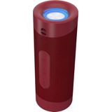 Denver BTV-208 - Bluetooth speaker - portable - LED licht - USB input - SD kaart input - Handsfree functie - Rood