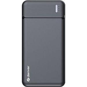 Denver PQC-15007 (15000mAh) (15000 mAh, 55.50 Wh), Powerbank, Grijs