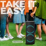 Denver - BPS352 - Bluetooth Speaker - Partybox - Discolichten - Inclusief Microfoon