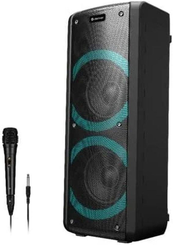 Denver - BPS352 - Bluetooth Speaker - Partybox - Discolichten - Inclusief Microfoon