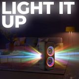 Denver - TSP353 - Bluetooth Speaker - Zwart - Met Discolichten - Incl. Microfoon