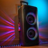 Denver Karaoke Set Incl. Microfoon - Discolichten - Bluetooth Speaker Party Box - Micro SD / USB / AUX - TSP353
