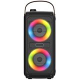 Denver Bluetooth-Lautsprecher Wireless - Lichteffekte - AUX - Schwarz