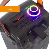 Denver - BTV230 - Bluetooth Speaker - Zwart - Draadloos - Lichteffecten