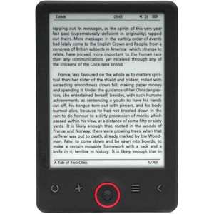 Denver E Reader 6 Inch - E book Reader - E Ink - Ondersteuning tot 32GB - EBO626 - Zwart