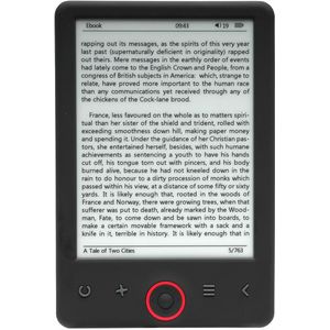 Denver E-READER EBO-626 (6"", 4 GB, Black), eReader, Zwart