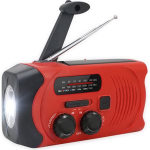 Denver SCR-2000 noodradio (AM, FM), Radio, Rood