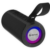 Denver Bluetooth Speaker Draadloos - Lichteffecten - Muziek Box - TWS Pairing - BTV213 - Zwart