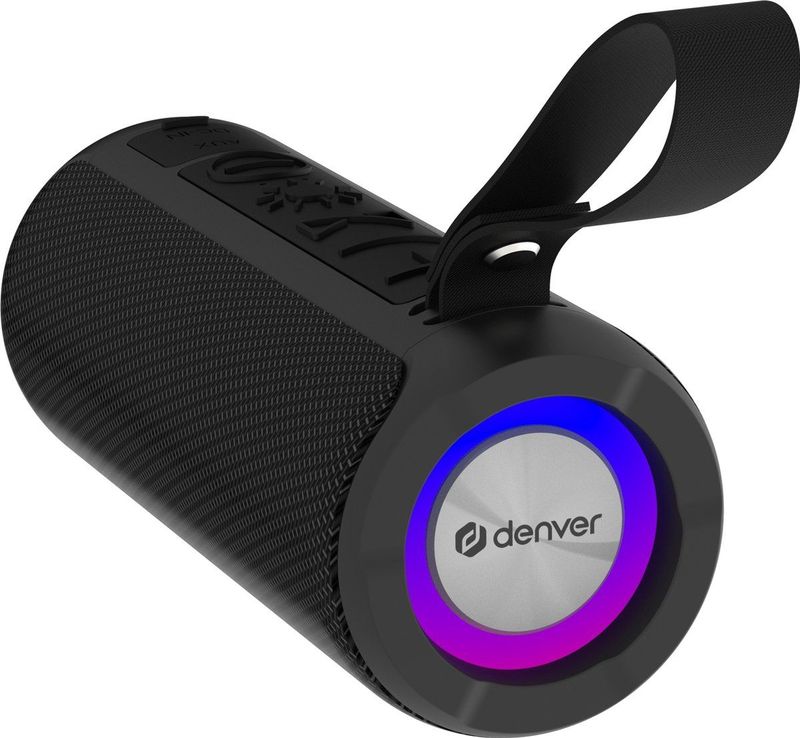 Denver - BTV213 - Bluetooth Speaker - Zwart - Draadloos met Lichteffecten