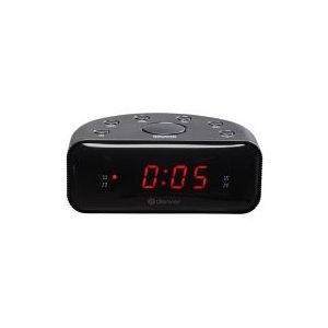 Denver Wekkerradio - Snooze / Slaap Functie - Digitale Wekker - FM Radio - Dual Alarm - CR430 - Zwart
