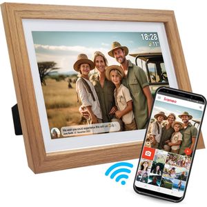 DENVER - PFF1042 - Digitale Fotolijst - Hout Look - 10.1 Inch