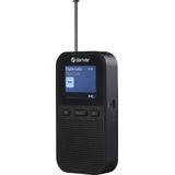 Denver DAB Radio - Noodradio / Noodpakket - Oplaadbaar (accu) - Draagbare radio - 60 voorkeuzezenders - Reiswekker - DAH126 - Zwart