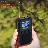 Denver DAB Radio - Noodradio / Noodpakket - Oplaadbaar (accu) - Draagbare radio - 60 voorkeuzezenders - Reiswekker - DAH126 - Zwart