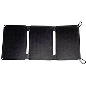 Denver Solar Panel - Opvouwbaar Zonnepaneel - 20W - QC3.0 voor Snel Laden - Slim Design - SOP10200 - Zwart