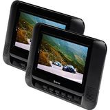 Denver Draagbare DVD Speler Auto - 7 inch - 2 schermen - Incl. Bevestigingsriemen - USB - MTW793