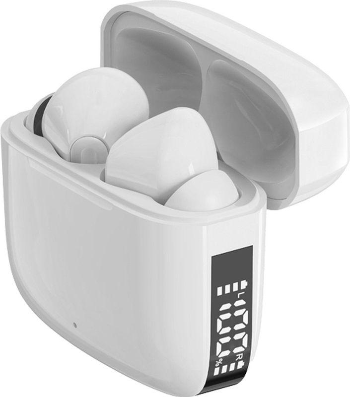 Denver - TWE61W - Draadloze Oordopjes - Wit - Bluetooth - Oplaadcase