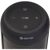 Denver Bluetooth Speaker Draadloos - 60W - Lichteffecten - Muziek Box - AUX - BTL63 - Zwart