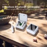 Denver - TWS62 - Draadloze Oordopjes - Wit - Bluetooth - Oplaadcase met Zonnepaneel