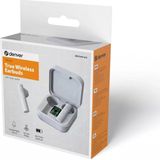 Denver - TWS62 - Draadloze Oordopjes - Wit - Bluetooth - Oplaadcase met Zonnepaneel