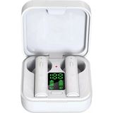 Denver - TWS62 - Draadloze Oordopjes - Wit - Bluetooth - Oplaadcase met Zonnepaneel