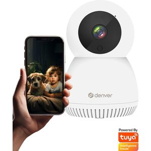 Denver - IIC215 - Beveiligingscamera - Wit - Indoor - Nachtzicht - WiFi - Full HD