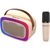 Denver Karaoke Set Kinderen & Volwassenen - Discolichten - Bluetooth - Incl. Microfoon - Speaker Partybox - BTM610