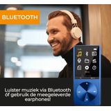 Denver MP1820 - MP3 / MP4 Speler - Blauw - Bluetooth - USB - Incl. Oordopjes