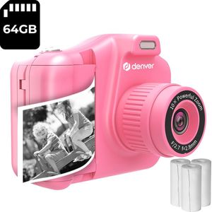 Denver KPC-1370 roze kindercamera met printer